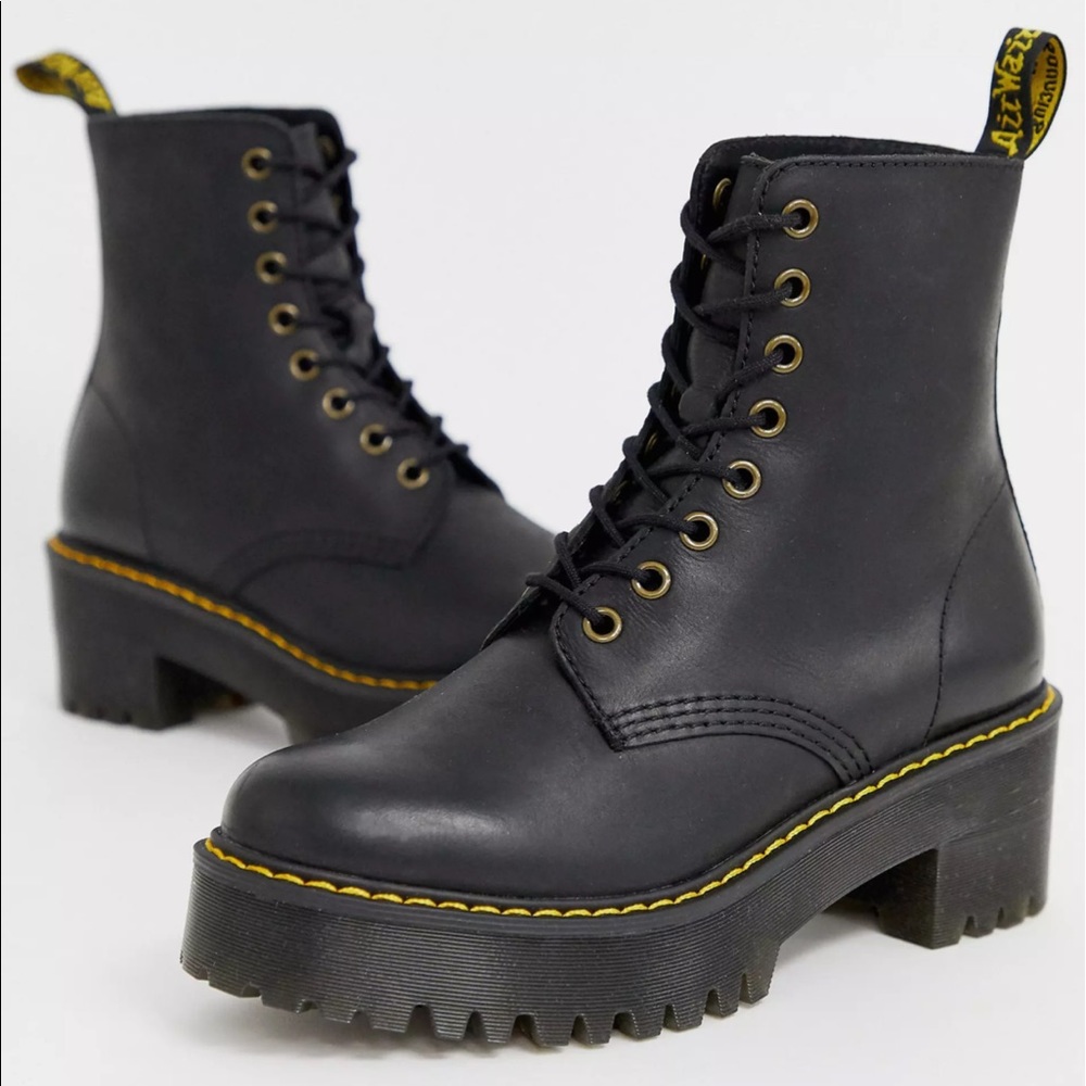 Dr Martens Shriver Hi Wyoming heeled ankle boots